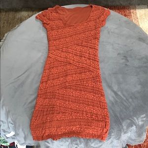 Woman’s lace dress